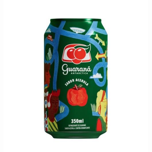 Refrigerante Guaraná Antarctica sabor Acerola lata 350ml - Imagem em destaque