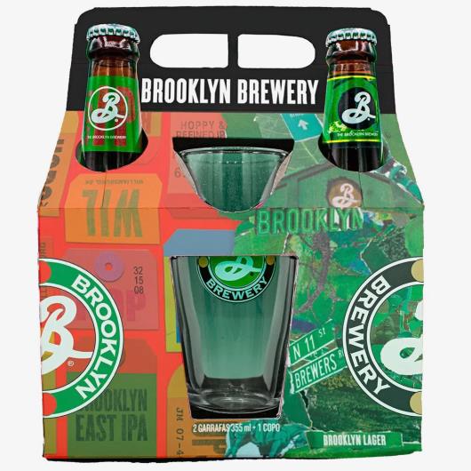 Cerveja brewery Brooklyn long neck Grátis 1 copo 400ml - Imagem em destaque