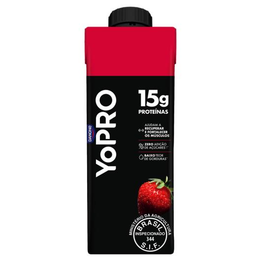 Bebida Láctea Shake Morango 15g de Proteínas Yopro 250ml - Imagem em destaque