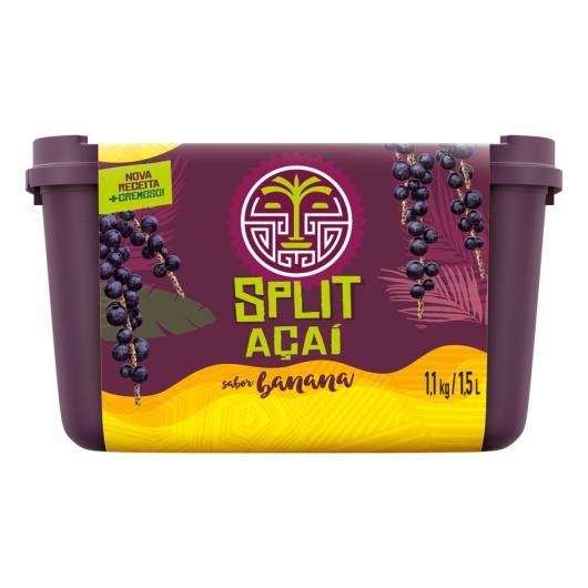 Sorbet Banana Split Açaí Pote 1,5l - Imagem em destaque