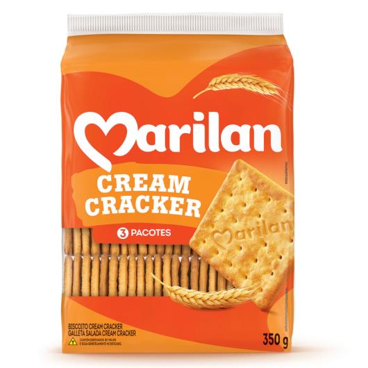 Biscoito Cream Cracker Marilan Pacote 350g - Imagem em destaque