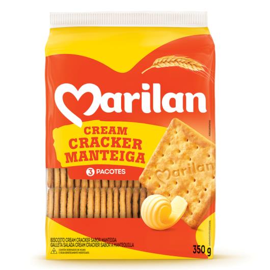 Biscoito Cream Cracker Manteiga Marilan Pacote 350g - Imagem em destaque