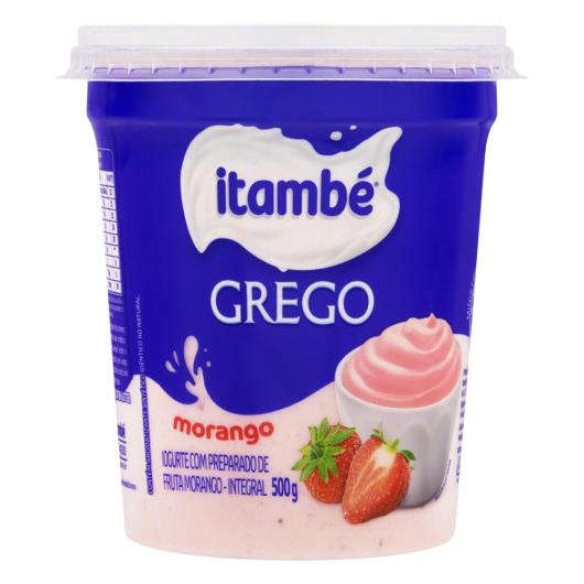 Iogurte Integral Grego Morango Itambé Pote 500g - Imagem em destaque