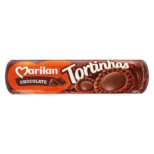 Biscoito Recheio Chocolate Marilan Tortinhas Pacote 140g - Imagem em destaque