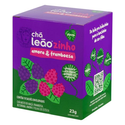 Chá Amora & Framboesa Leãozinho Caixa 23g 10 Unidades - Imagem em destaque