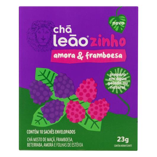 Chá Amora & Framboesa Leãozinho Caixa 23g 10 Unidades - Imagem em destaque