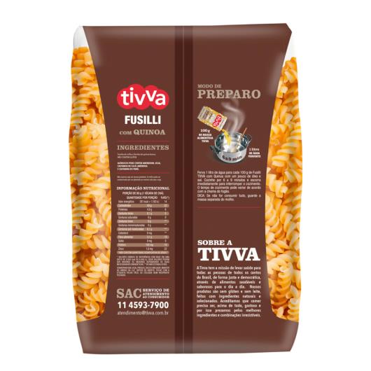 Macarrão de Milho com Quinoa Fusilli Tivva Pacote 500g - Imagem em destaque