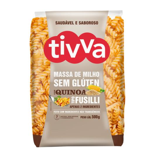 Macarrão de Milho com Quinoa Fusilli Tivva Pacote 500g - Imagem em destaque