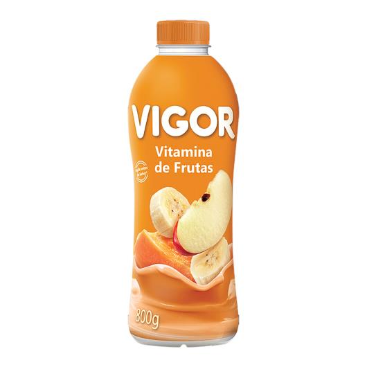 Iogurte Parcialmente Desnatado Vitamina de Frutas Vigor Garrafa 800g - Imagem em destaque