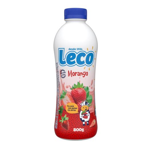 Bebida Láctea Fermentada Morango Leco Garrafa 800g - Imagem em destaque