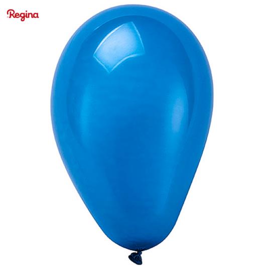 Balão Azul Látex Pêra 6,5 Pol 50unidades - Imagem em destaque