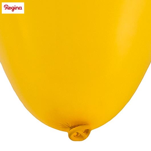 Balão Regina Amarelo Látex Pêra 6,5 Pol 50unidades - Imagem em destaque