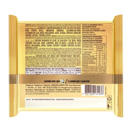 Chocolate ao Leite Recheado Maracujá Garoto Talento 85g - Imagem em destaque