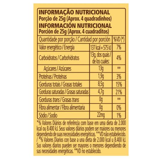 Chocolate ao Leite Recheado Maracujá Garoto Talento 85g - Imagem em destaque