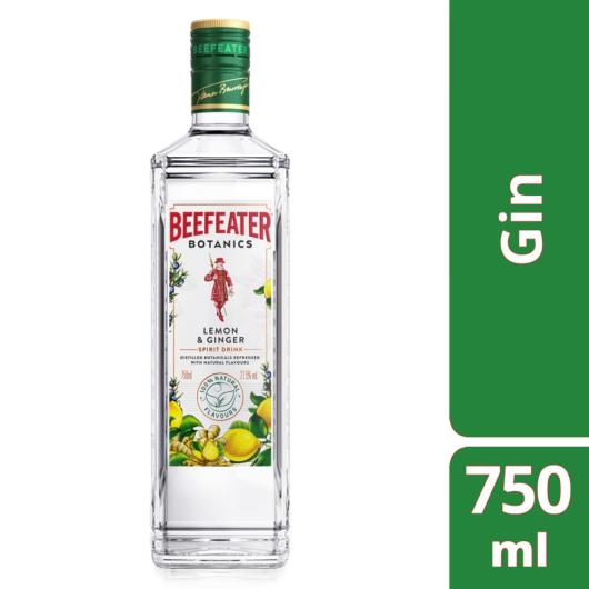 Beefeater Botanics Limão e Gengibre 750 ml - Imagem em destaque