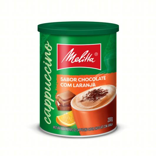Cappuccino Solúvel Chocolate com Laranja Melitta Lata 200g - Imagem em destaque