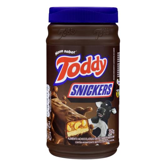 Achocolatado Em Pó Snickers Toddy Pote 350G - Imagem em destaque