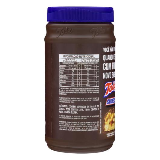 Achocolatado Em Pó Snickers Toddy Pote 350G - Imagem em destaque