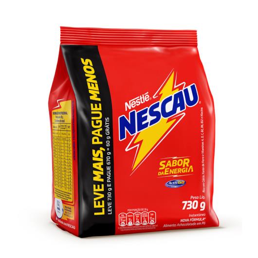 Achocolatado Pó Nescau Pacote 730g Leve Mais Pague Menos - Imagem em destaque