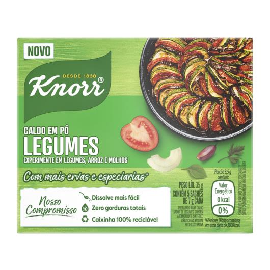 Caldo Pó Legumes Knorr Caixa 35g 5 Unidades - Imagem em destaque