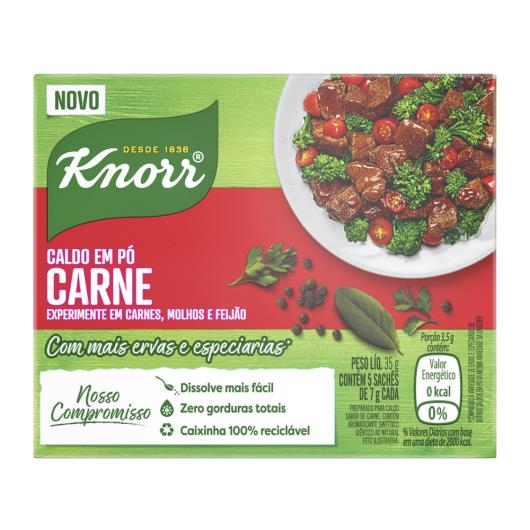 Caldo Pó Carne Knorr Caixa 35g 5 Unidades - Imagem em destaque