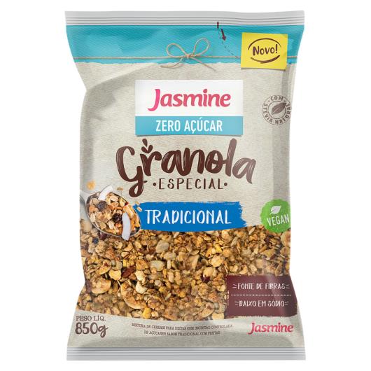 Granola Tradicional Zero Açúcar Jasmine Especial Pacote 850g - Imagem em destaque