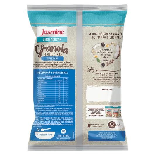 Granola Tradicional Zero Açúcar Jasmine Especial Pacote 850g - Imagem em destaque