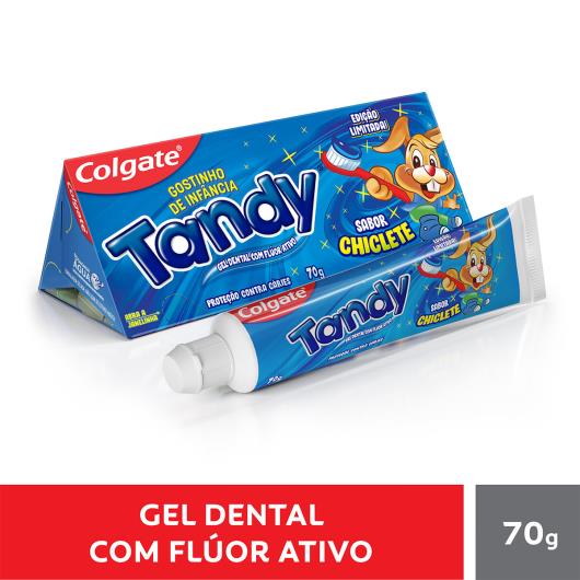 Gel Dental Infantil com Flúor Chiclete Colgate Tandy Caixa 70g - Imagem em destaque