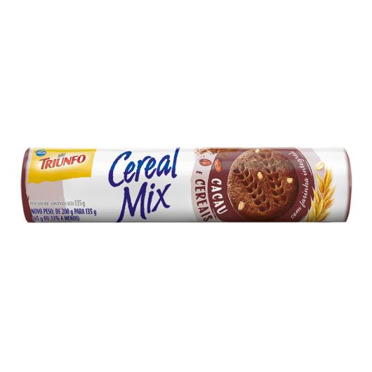 Biscoito Cacau e Cereais Triunfo Cereal Mix Pacote 135g - Imagem em destaque