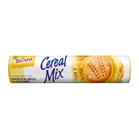 Biscoito Aveia e Mel Triunfo Cereal Mix Pacote 135g - Imagem em destaque