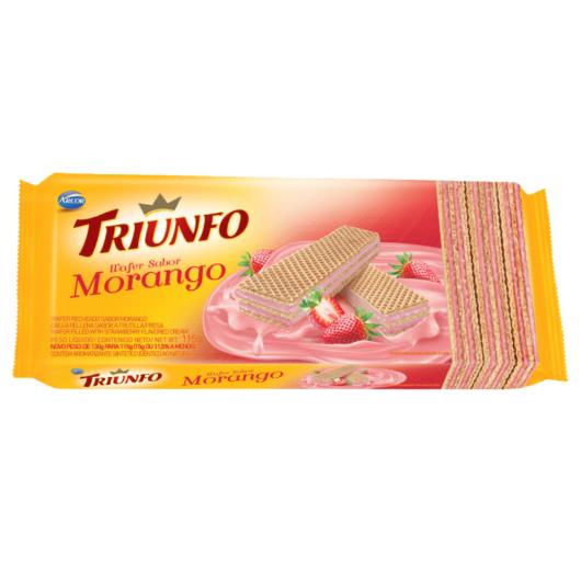 Wafer Triunfo Morango 105g - Imagem em destaque