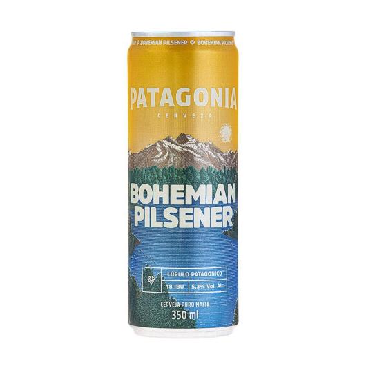 Cerveja Patagonia Bohemian Pilsener LT Sleek 350ml - Imagem em destaque