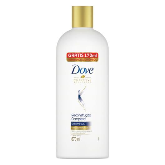 Shampoo Dove Nutritive Solutions Reconstrução Completa Frasco 670ml Grátis 170ml Tamanho Econômico - Imagem em destaque