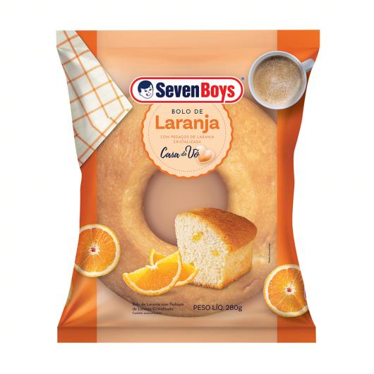 Bolo Laranja Seven Boys Casa de Vó Pacote 280g - Imagem em destaque