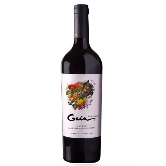 Vinho argentino malbec tinto orgânico Gaia 750ml - Imagem em destaque