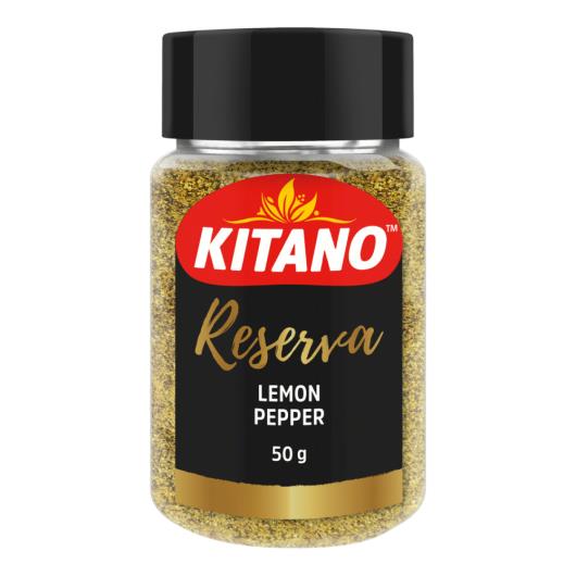 Tempero Lemon Pepper Kitano Reserva Frasco 50g - Imagem em destaque