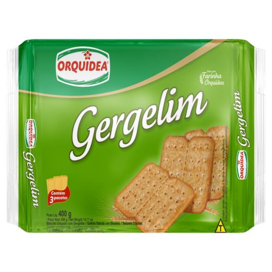 Biscoito com Gergelim Orquídea Pacote 400g - Imagem em destaque