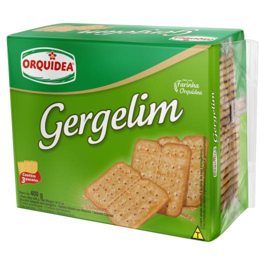 Biscoito com Gergelim Orquídea Pacote 400g - Imagem em destaque