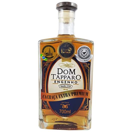 Cachaça Extra Premium Carvalho Americano Dom Tápparo 750 Ml - Imagem em destaque