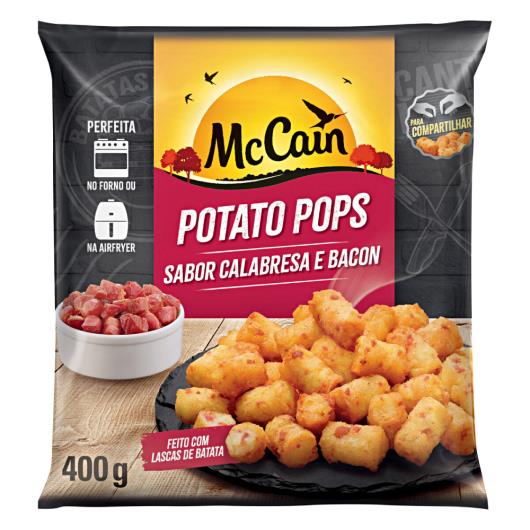 Batata Pré-Frita Potato Pops Congelada Calabresa e Bacon McCain Pacote 400g - Imagem em destaque
