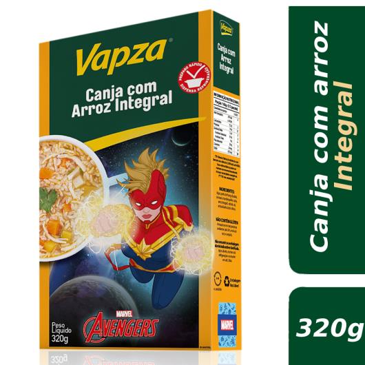 Canja Integral Avengers Vapza Caixa 320g - Imagem em destaque