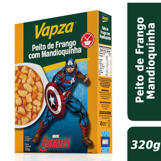 Peito de Frango com Mandioquinha Avengers Vapza Caixa 320g - Imagem em destaque