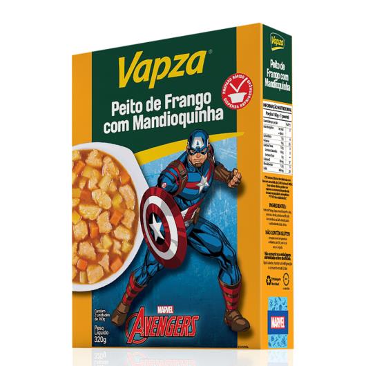 Peito de Frango com Mandioquinha Avengers Vapza Caixa 320g - Imagem em destaque