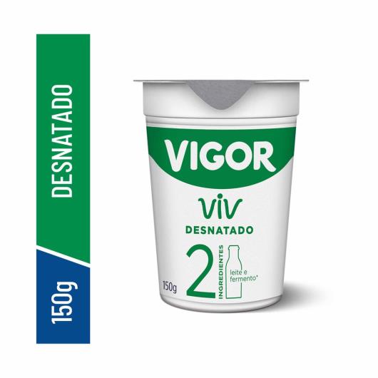 Iogurte Vigor Viv Natural Desnatado 150g - Imagem em destaque