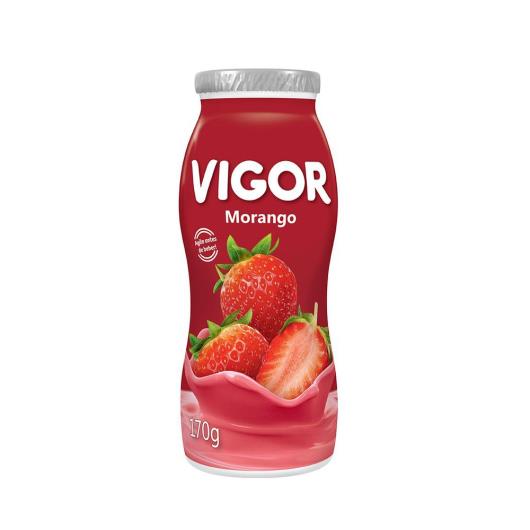 Iogurte Morango Vigor Frasco 170g - Imagem em destaque