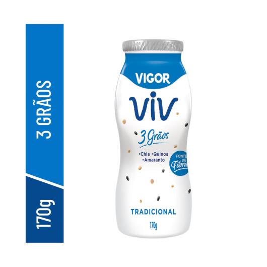 IOGURTE LÍQUIDO VIGOR VIV 3 GRÃOS TRADICIONAL 170G - Imagem em destaque