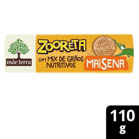 Biscoito Orgânico Infantil MÃE TERRA Zooreta Maisena com Aveia e Quinoa 110g - Imagem em destaque