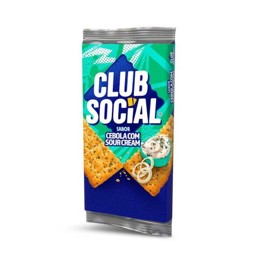 Pack Biscoito Cebola com Sour Cream Club Social Pacote 141g 6 Unidades - Imagem em destaque