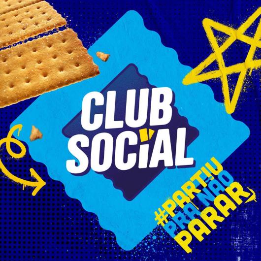 Pack Biscoito Cebola com Sour Cream Club Social Pacote 141g 6 Unidades - Imagem em destaque