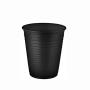 Copo plástico Regina 200ml Preto - Pacote Com 50 Unidades